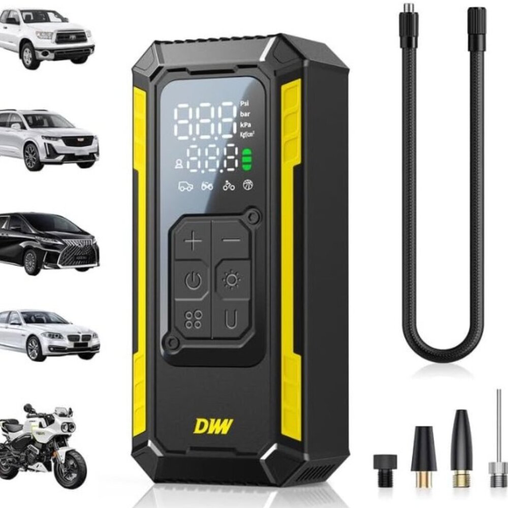 NIB Tire Inflator Portable Air Compressor